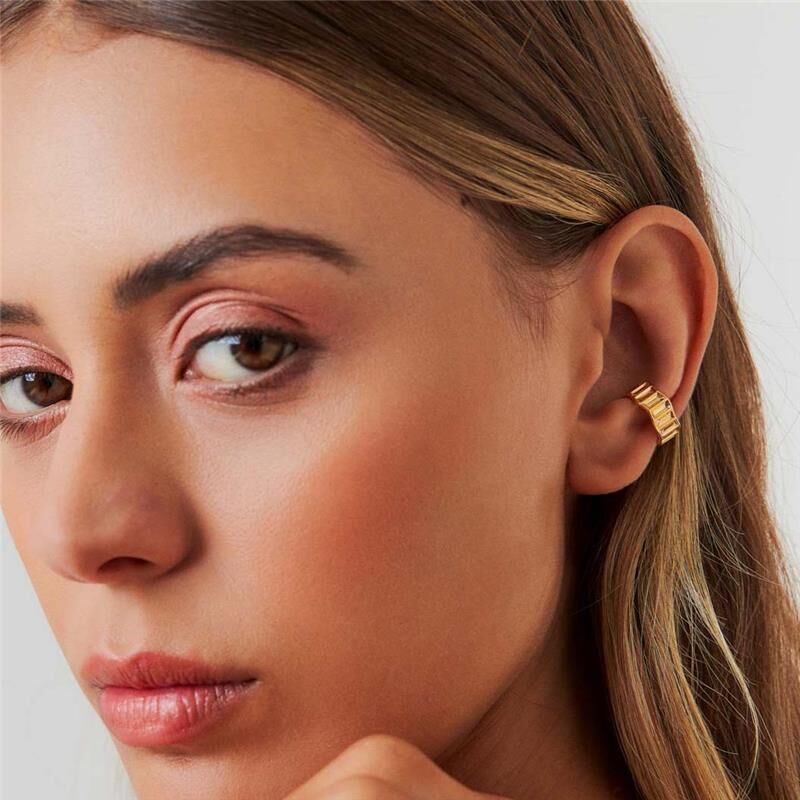 Piercing Dourado Texturizado