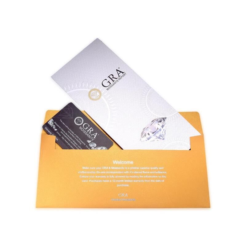 Colar Prata com Pedra Moissanite e Zircônias