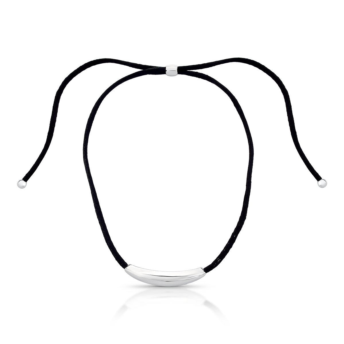 Colar Choker Regulável Fio de Seda