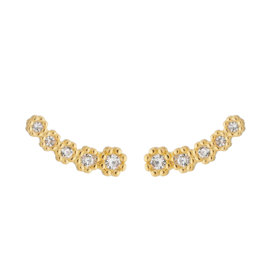 Brinco Ear Cuff 5 Pedras Zircônia