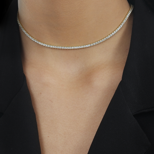 Choker Riviera Pedras Brancas