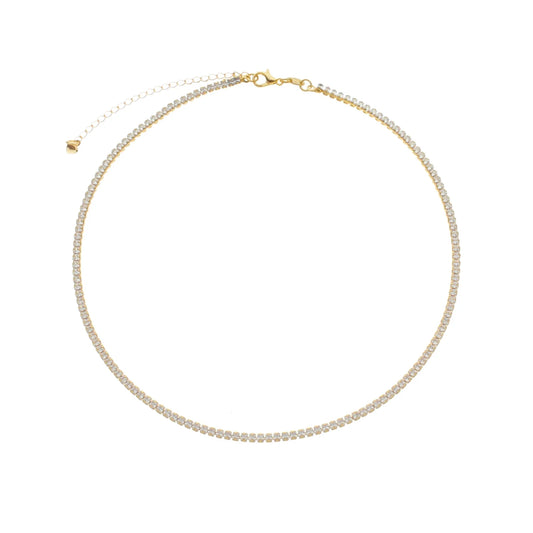 Choker Riviera Pedras Brancas