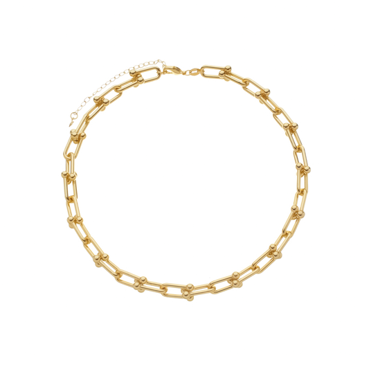 Choker Elos Fortes Dourada