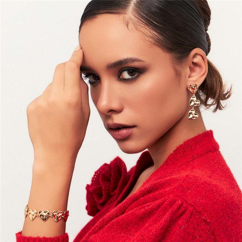 Pulseira Amoré Corações