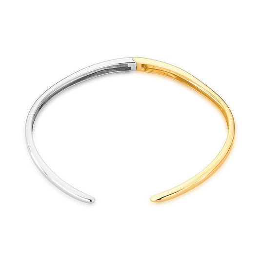 Choker Vibrance dourado e ródio, semijoias de alta qualidade antialérgicas em 18k e 24k, peso 33g, comprimento 35cm, largura 7mm.