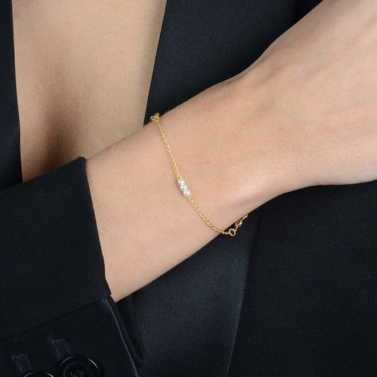 Pulseira Trios Perolados Luz